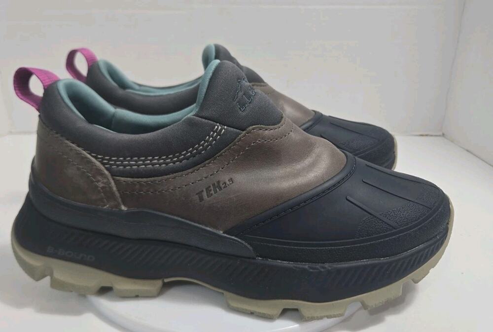 L.L. Bean Storm Chaser Tek 2.5 Women’s 6.5M Slip On Rubber Low Duck Boots